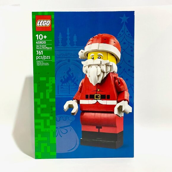 New Lego 40820 Up-Scaled Santa Minifigure NIB Sealed in Hand - Picture 1 of 12